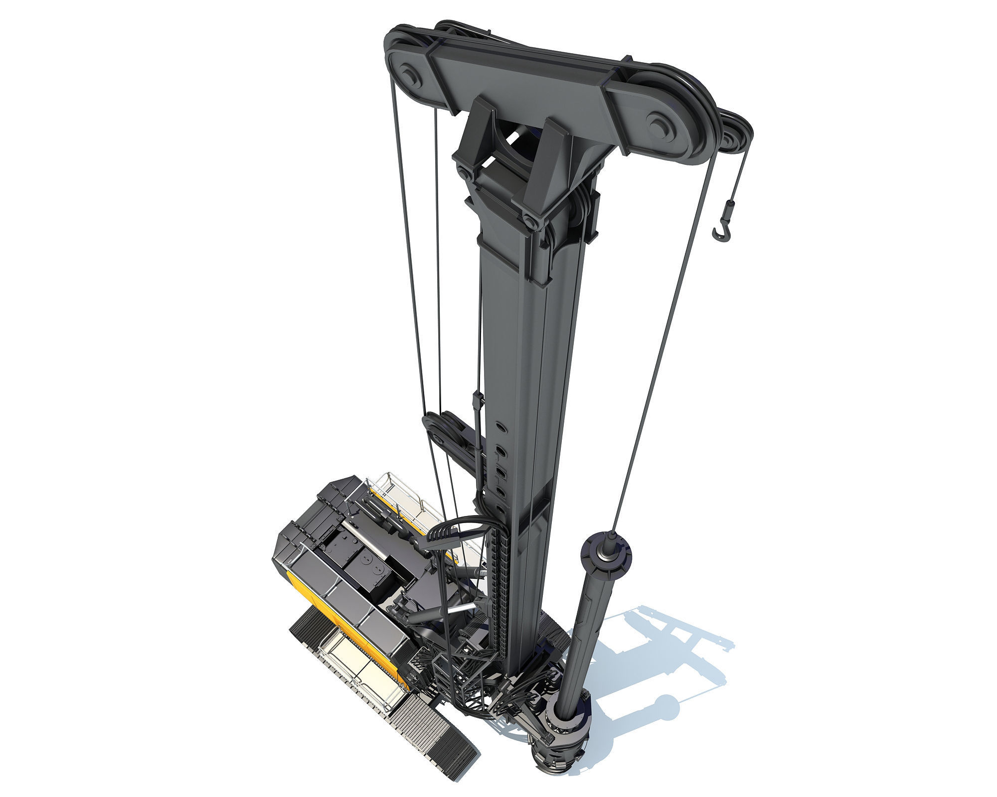 Rotary Drilling Rig 3D model_18