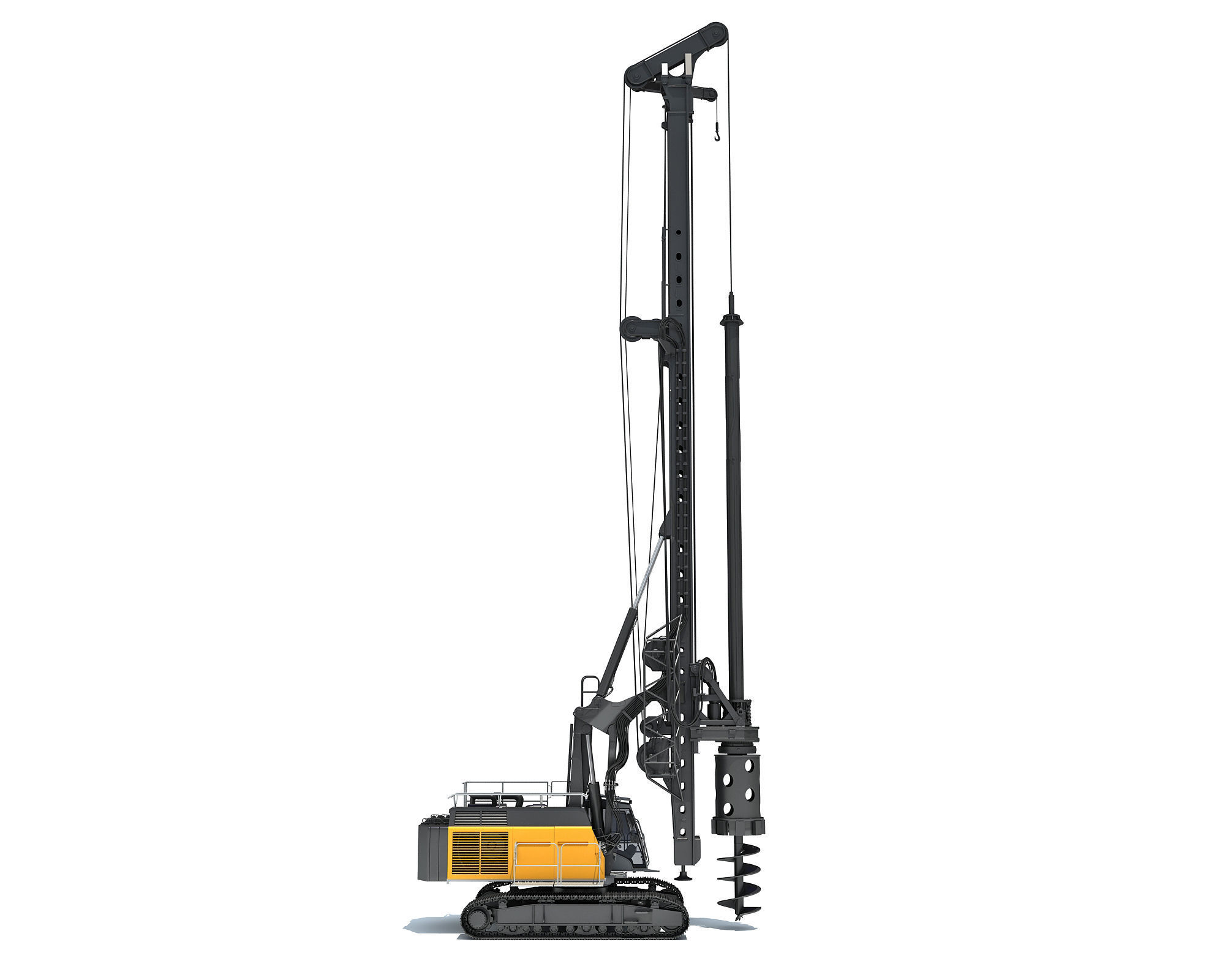 Rotary Drilling Rig 3D model_11