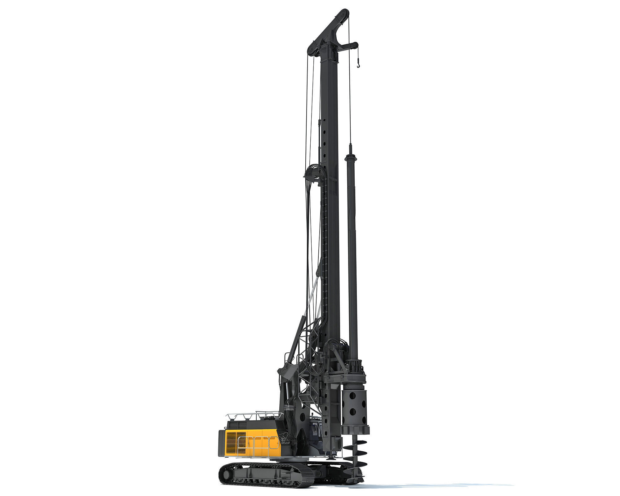 Rotary Drilling Rig 3D model_12