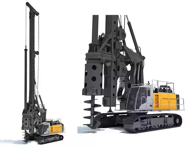 Rotary Drilling Rig 3D model