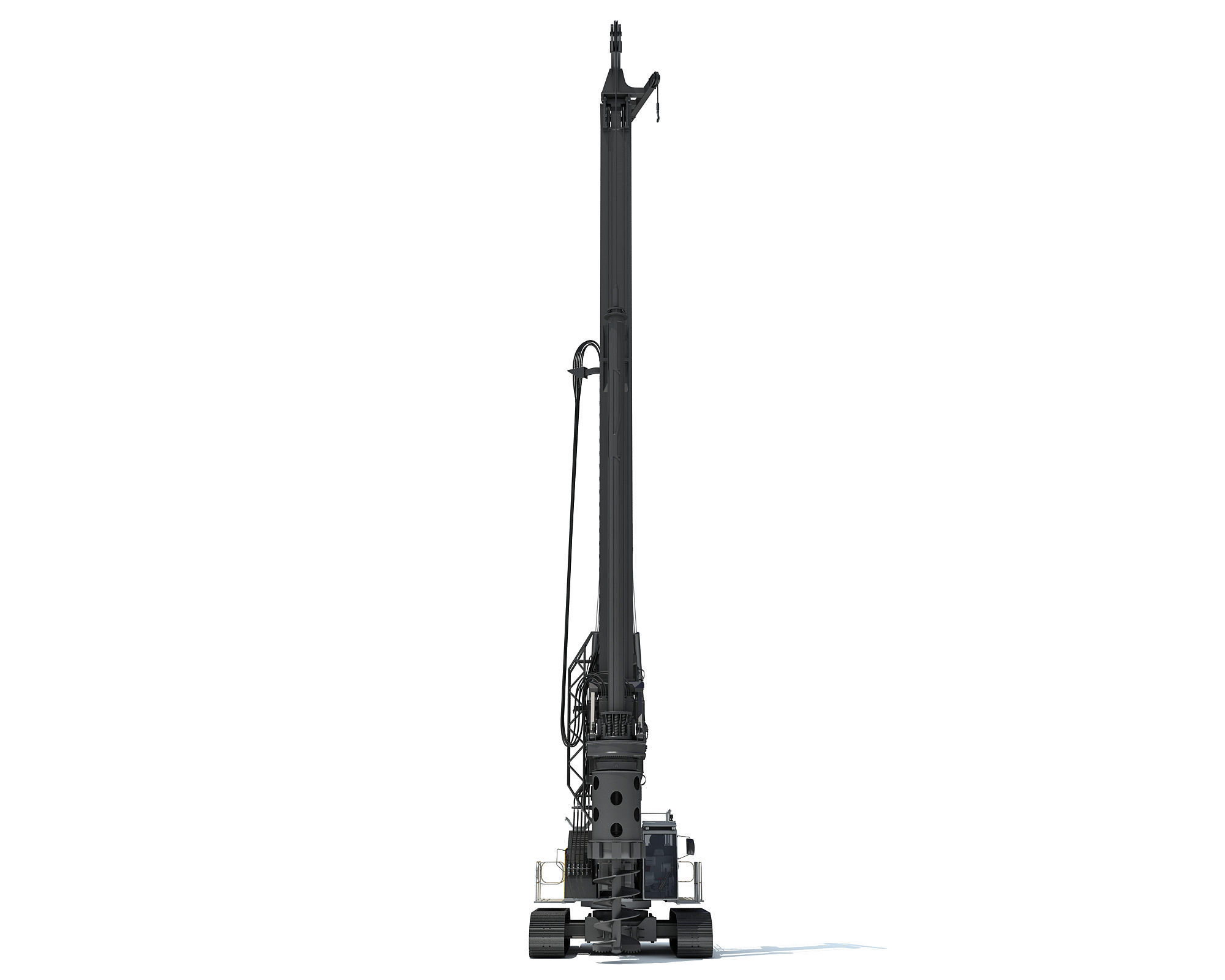 Rotary Drilling Rig 3D model_16