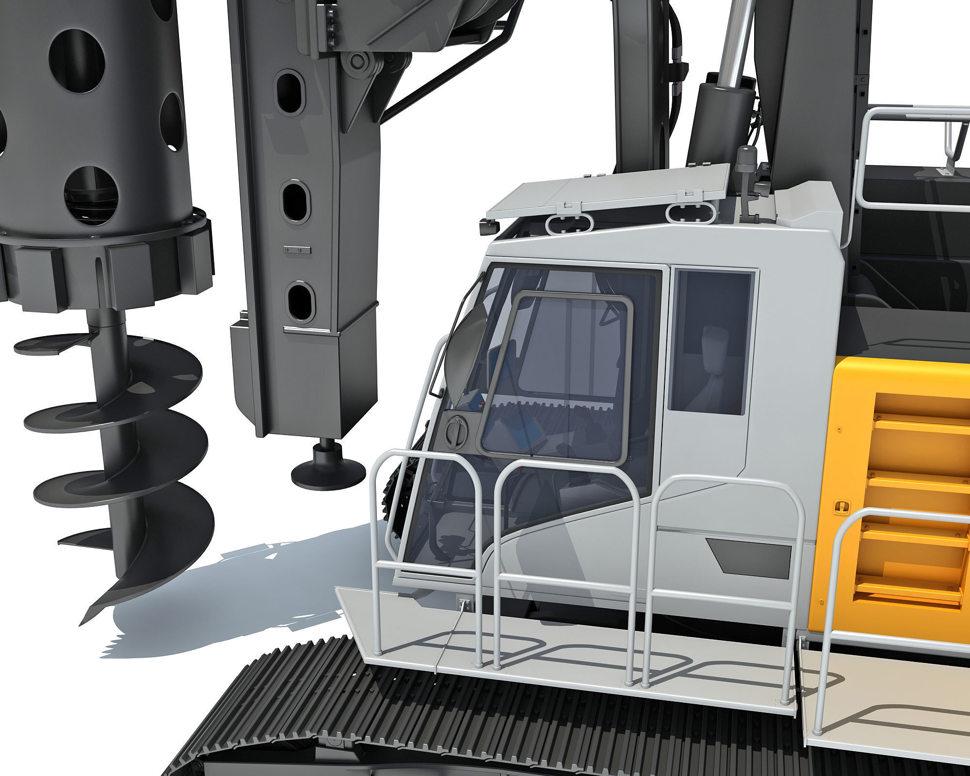 Rotary Drilling Rig 3D model_19