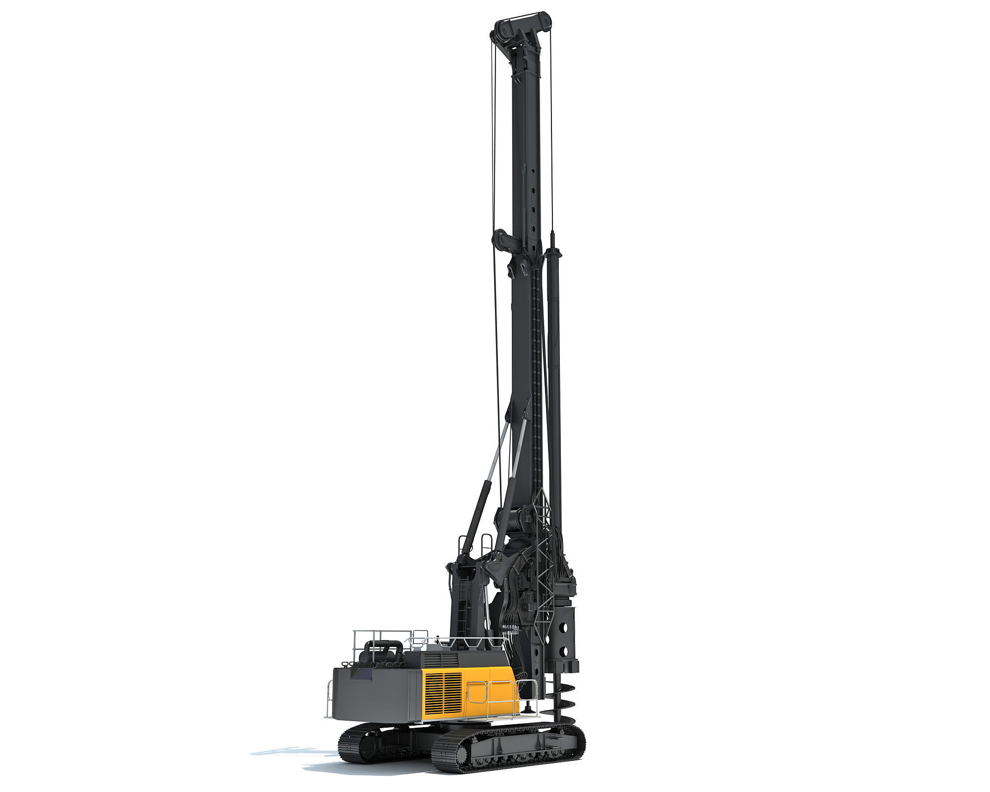 Rotary Drilling Rig 3D model_9