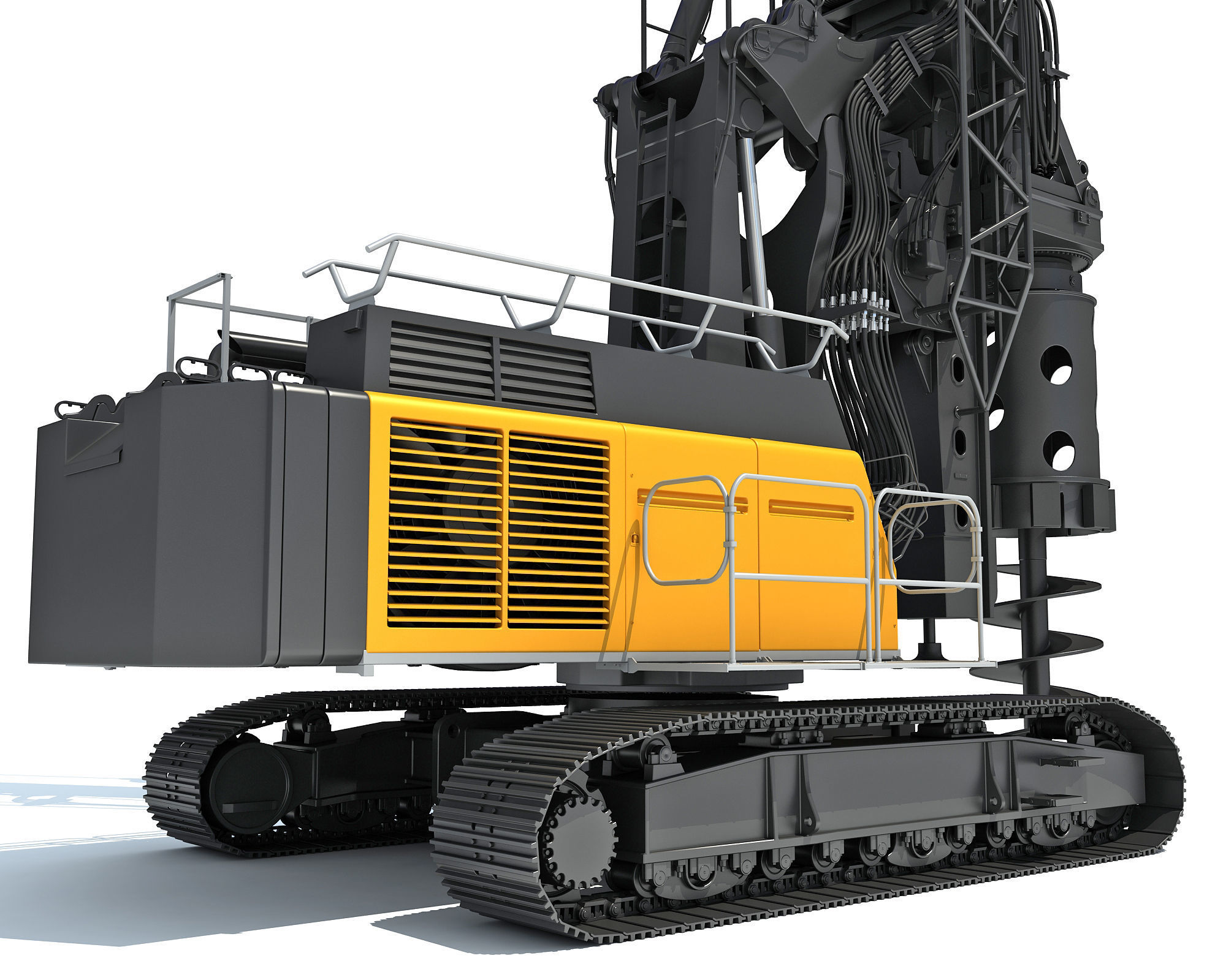 Rotary Drilling Rig 3D model_8