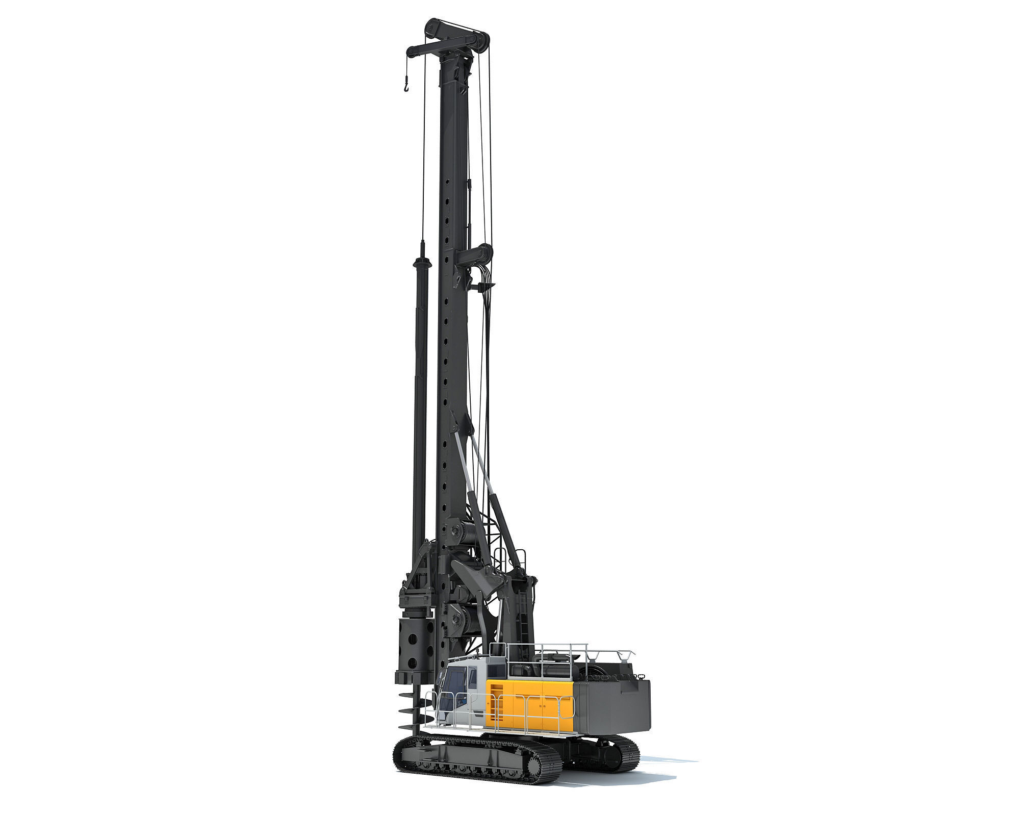 Rotary Drilling Rig 3D model_6