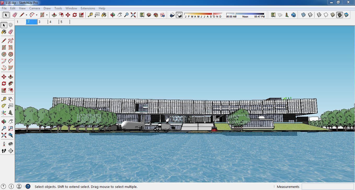 Sketchup Museum 118 3D model_3