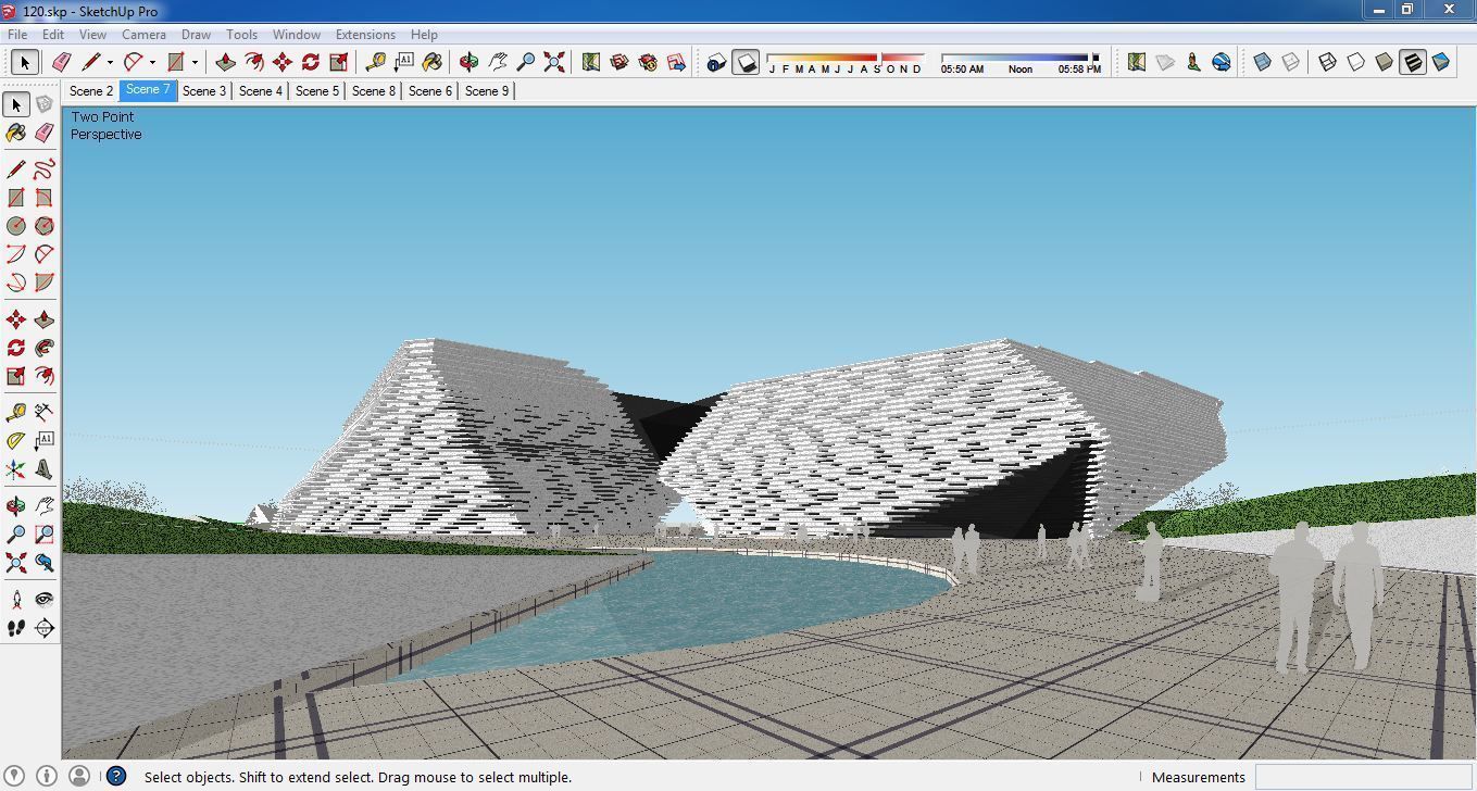 Sketchup Museum 120 3D model_1