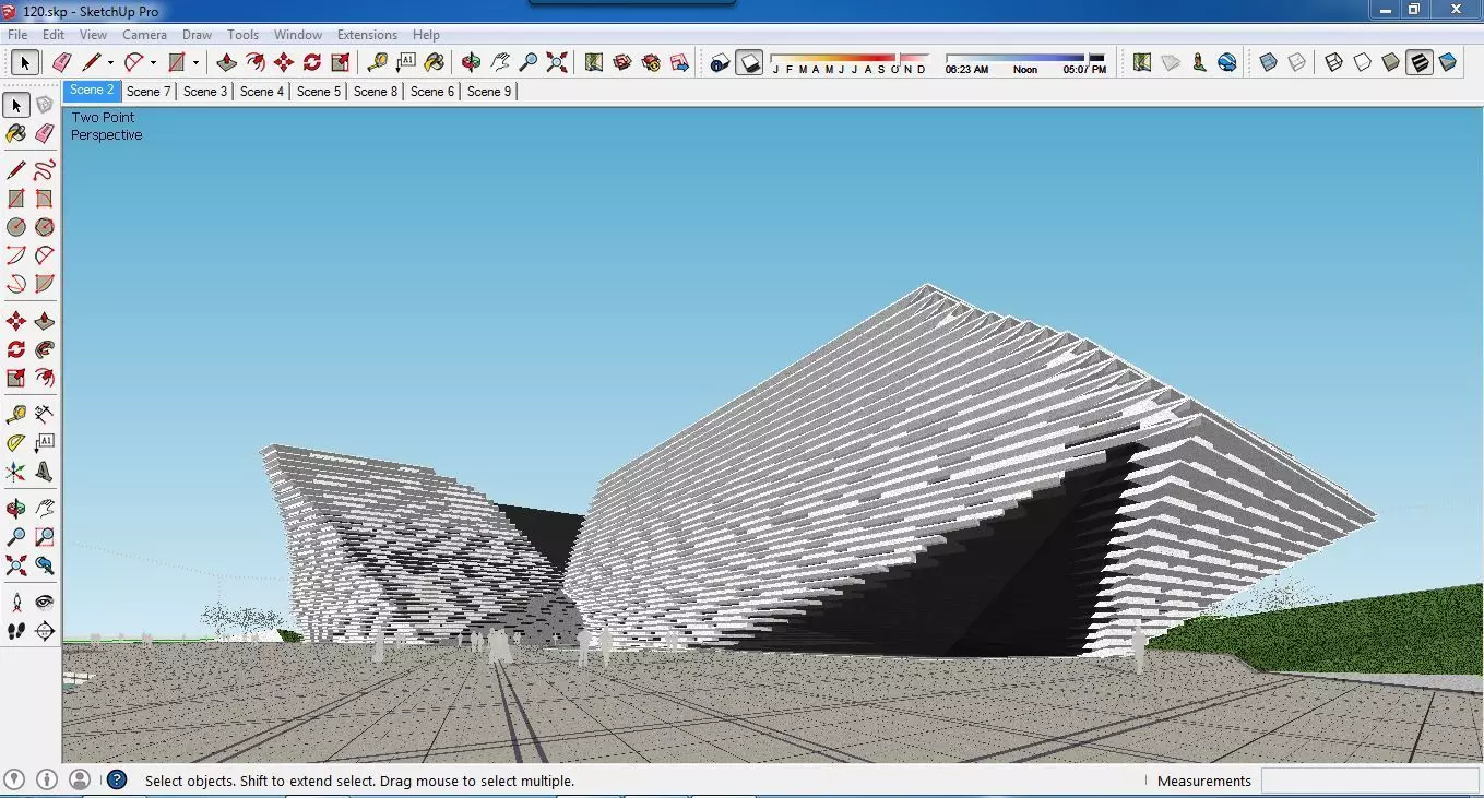 Sketchup Museum 120 3D model_0