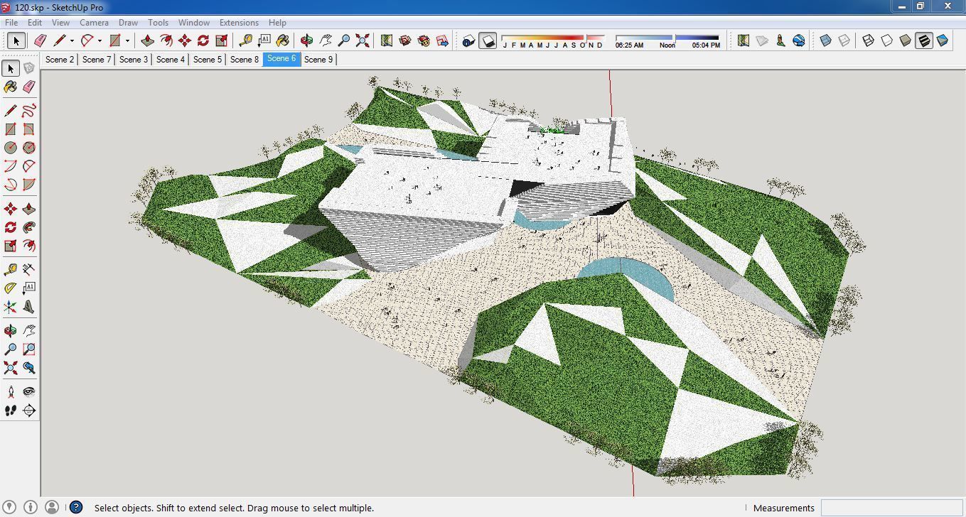 Sketchup Museum 120 3D model_5