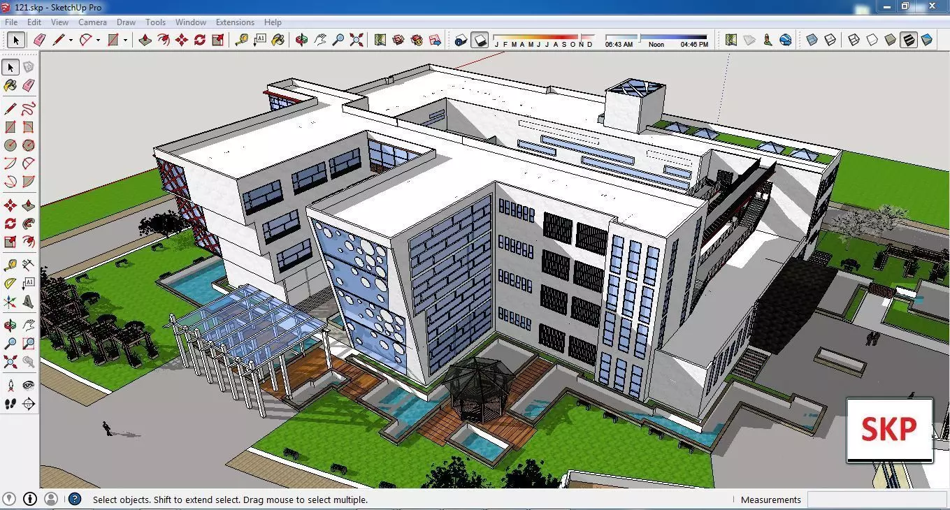Sketchup Museum 121 3D model_0