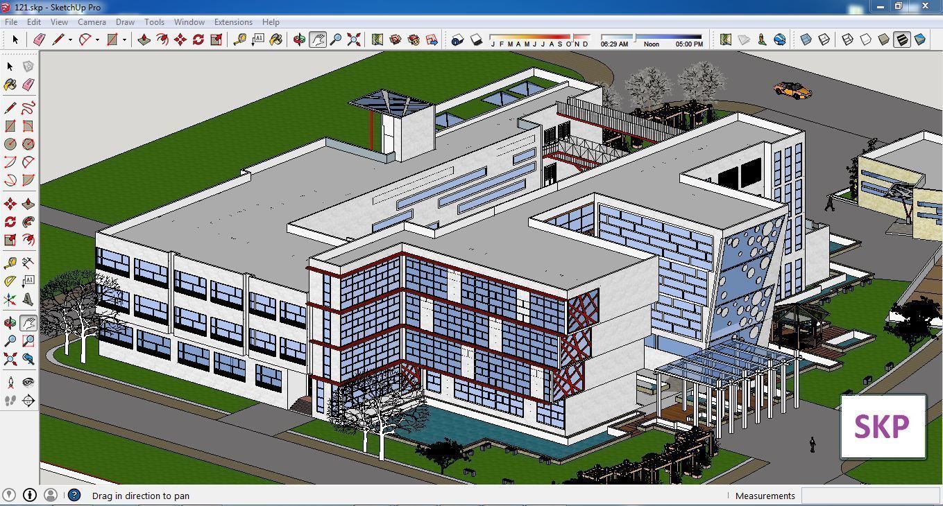 Sketchup Museum 121 3D model_4