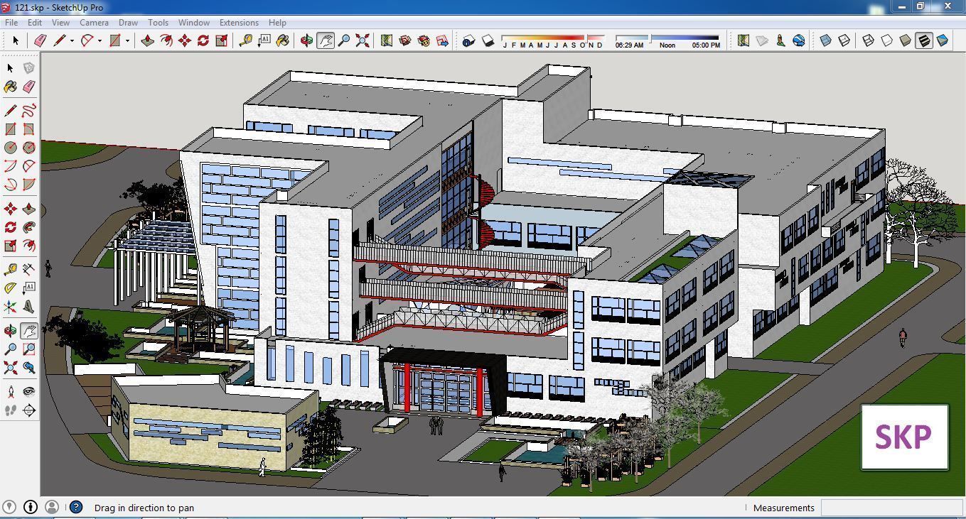 Sketchup Museum 121 3D model_3