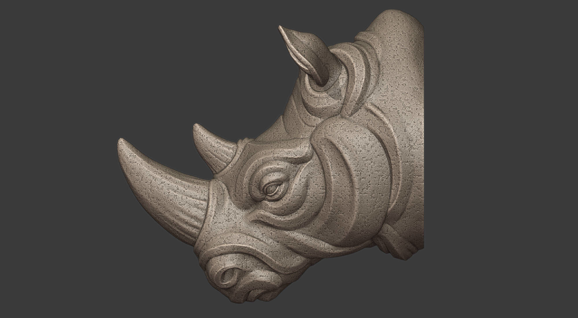 Rinocerus 3D print model_4