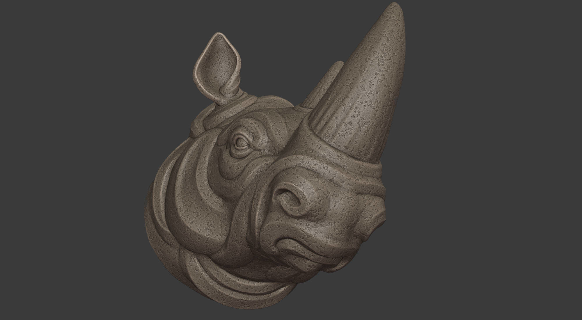 Rinocerus 3D print model_1