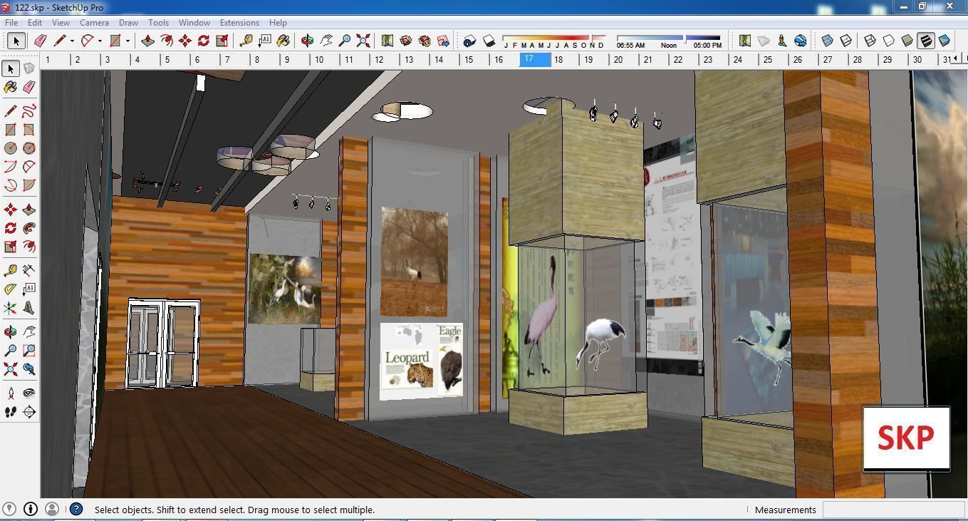 Sketchup Museum 122 3D model_3