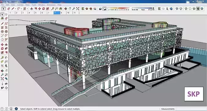 Sketchup Museum 124 3D model