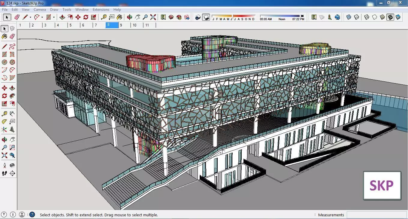 Sketchup Museum 124 3D model_0