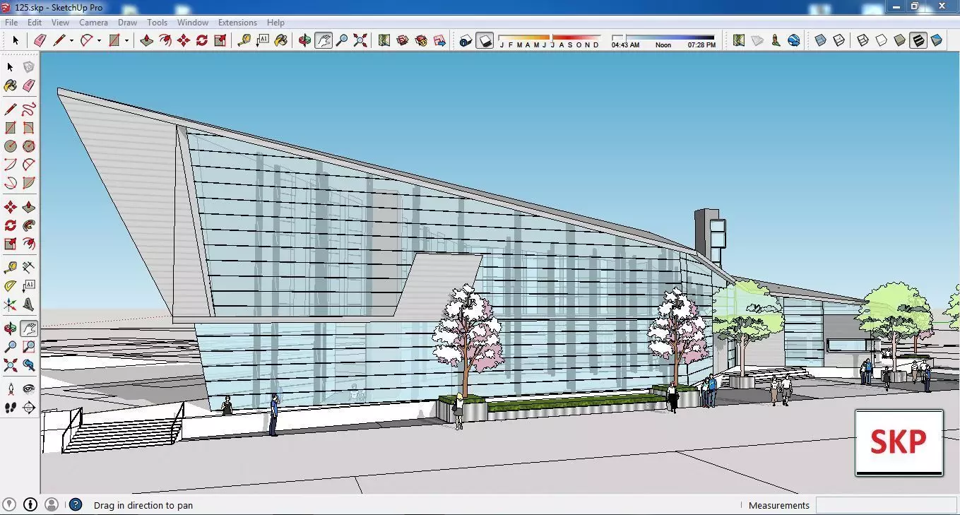 Sketchup Museum 125 3D model_0