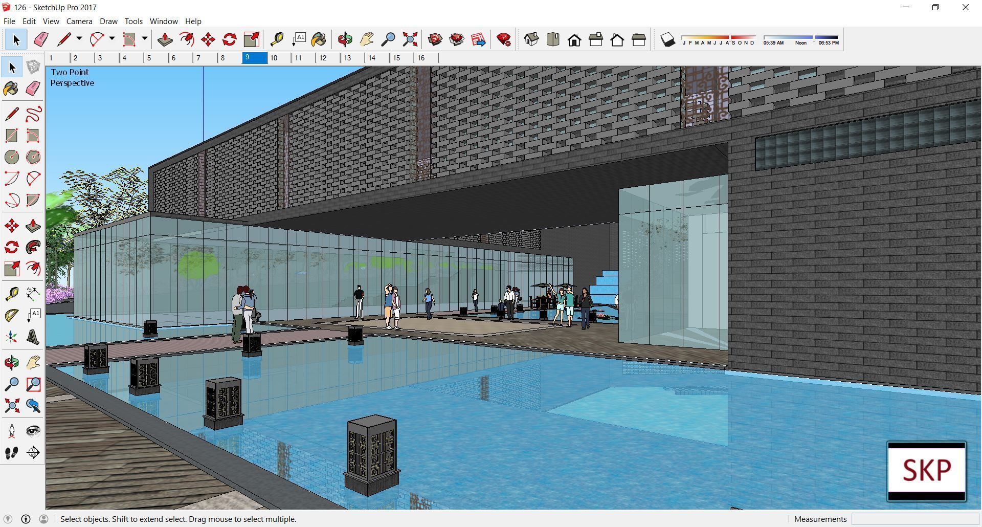 Sketchup Museum 126 3D model_2