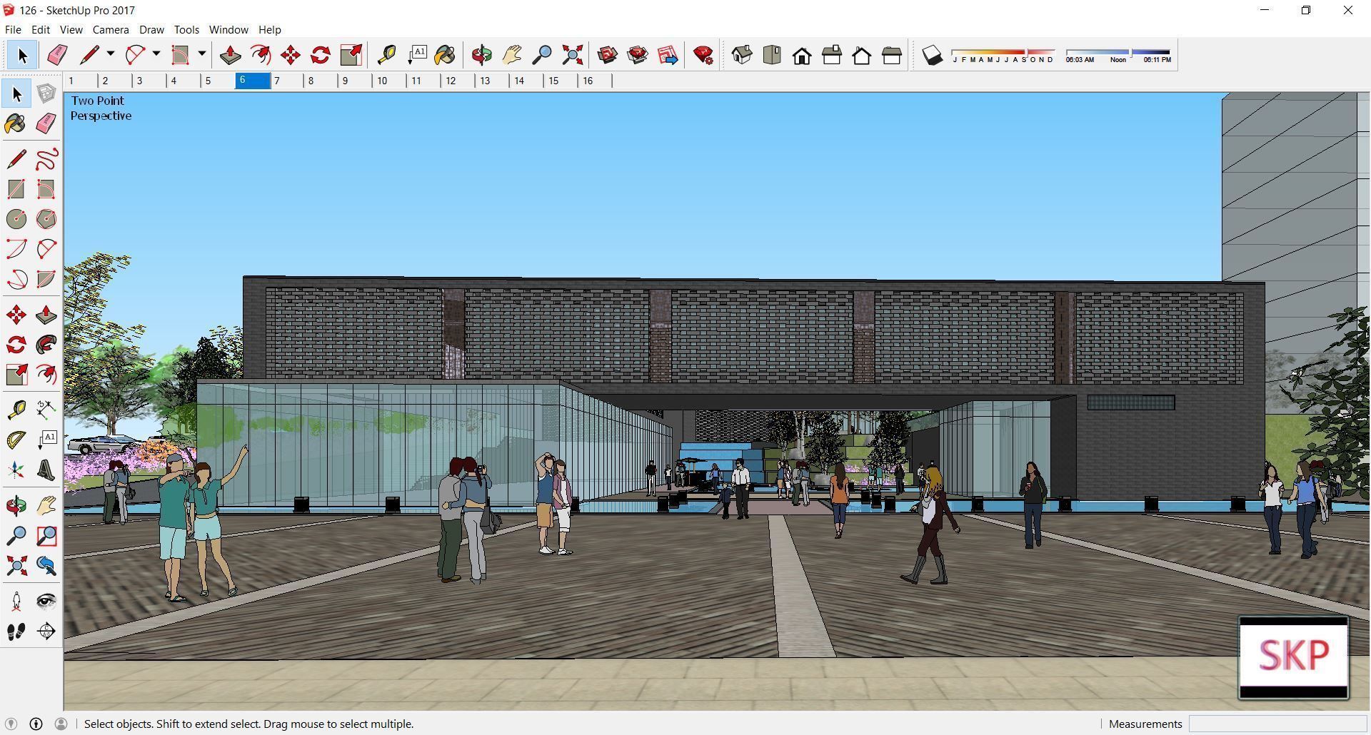 Sketchup Museum 126 3D model_1