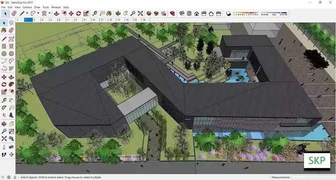 Sketchup Museum 126 3D model