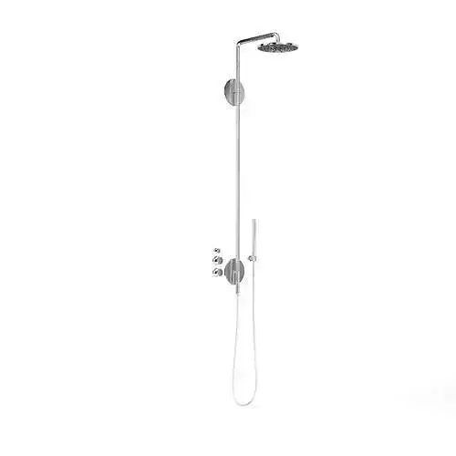 Tall Metal Shower Hose With Sprayer Nozzle