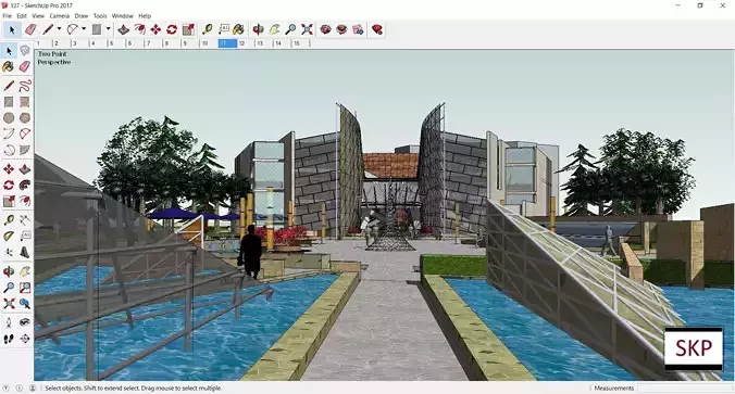 Sketchup Museum 127 3D model
