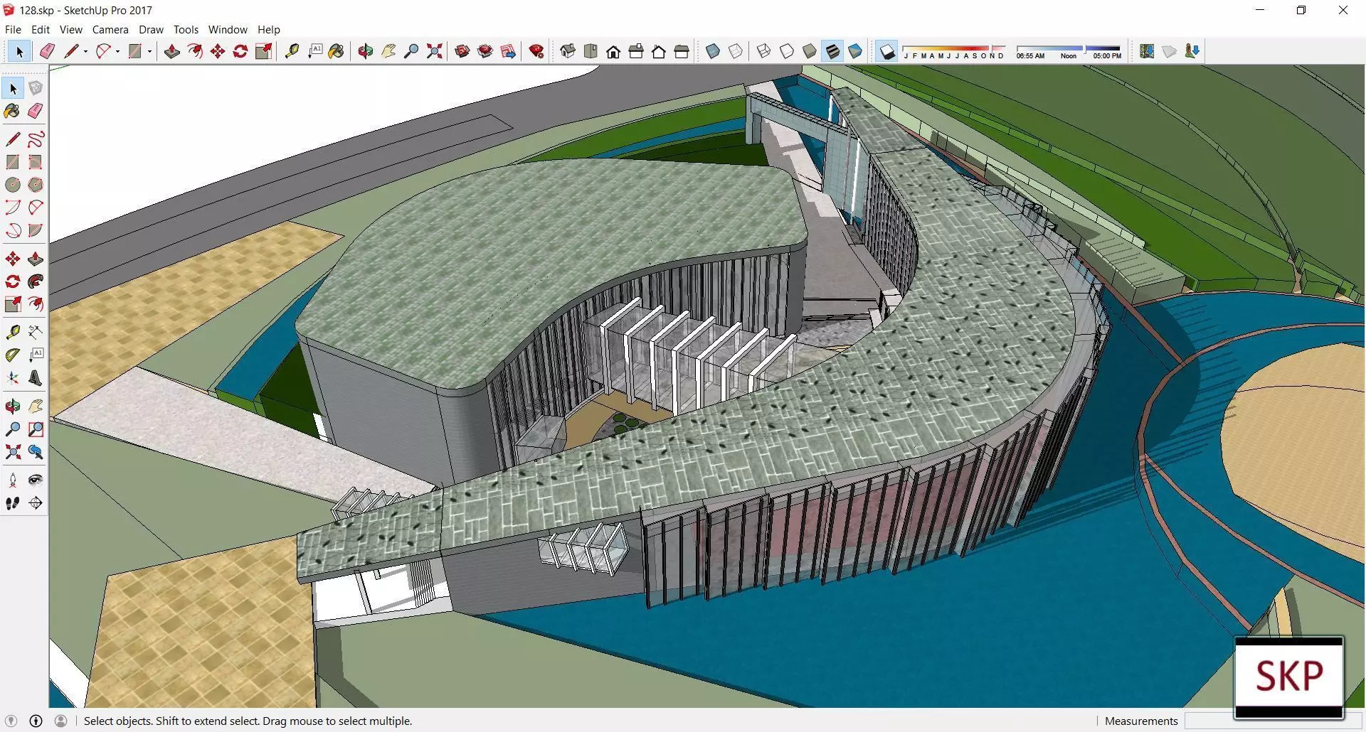 Sketchup Museum 128 3D model_0