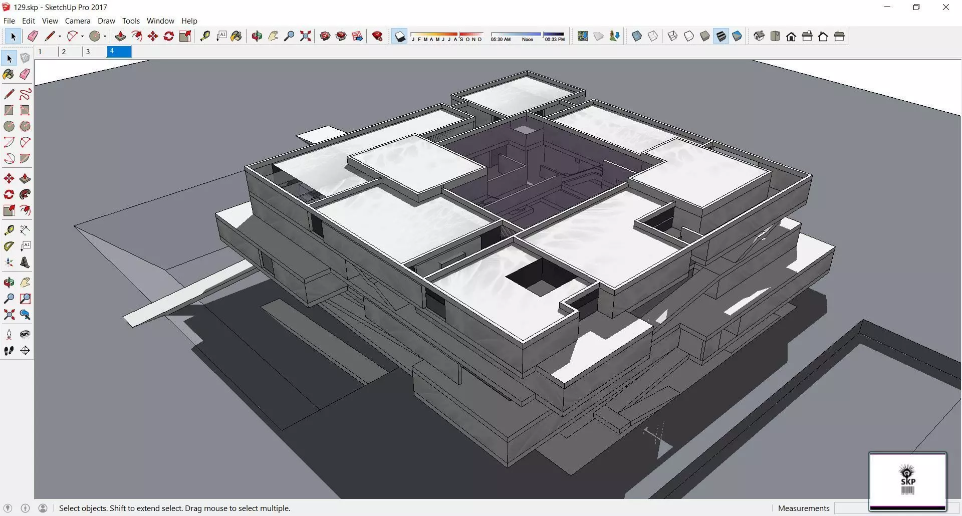 Sketchup Museum 129 3D model_0
