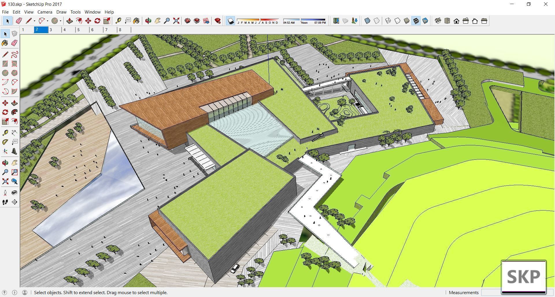 Sketchup Museum 130 3D model_2