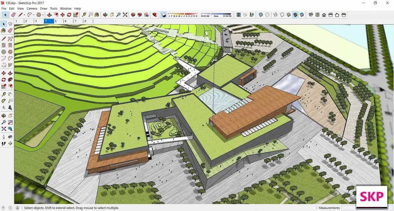 Sketchup Museum 130 3D model_0