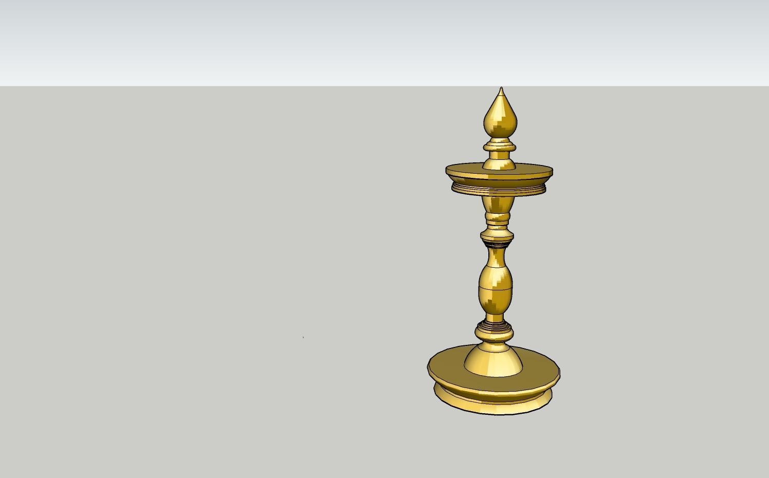kerala lamp vilakku 3D print model_1