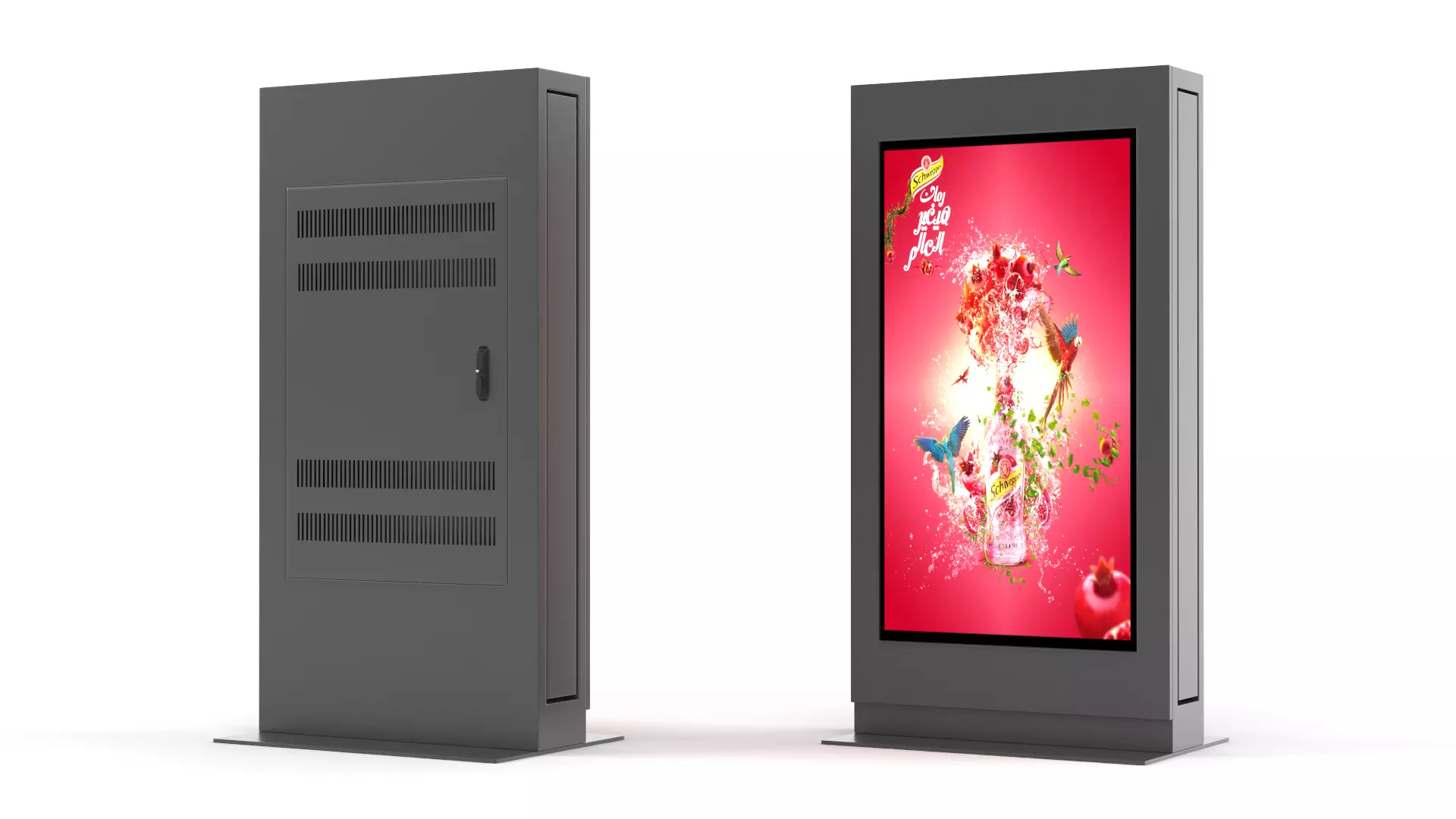 Electronic Kiosk 3D model_0