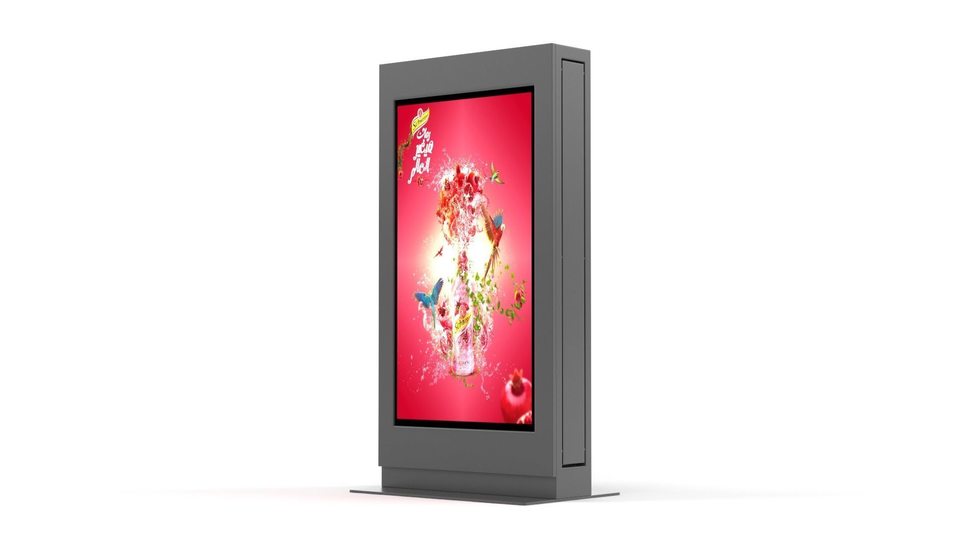 Electronic Kiosk 3D model_2