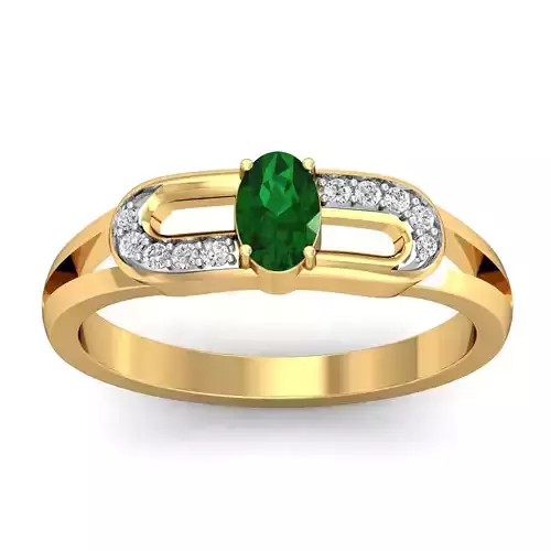 Engagement Oval Diamond Ring 3dm STL FBX OBJ Render Details 3D print model