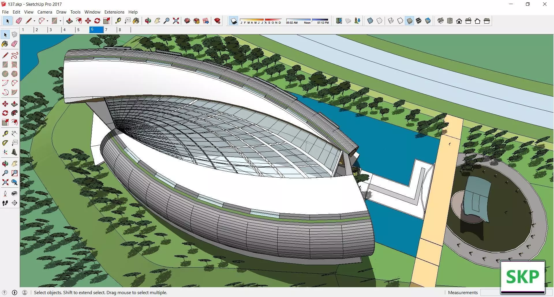 Sketchup Museum 137 3D model_0