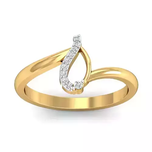 Solitaire Engagement Ring 3dm STL FBX OBJ Render Details 3D print model