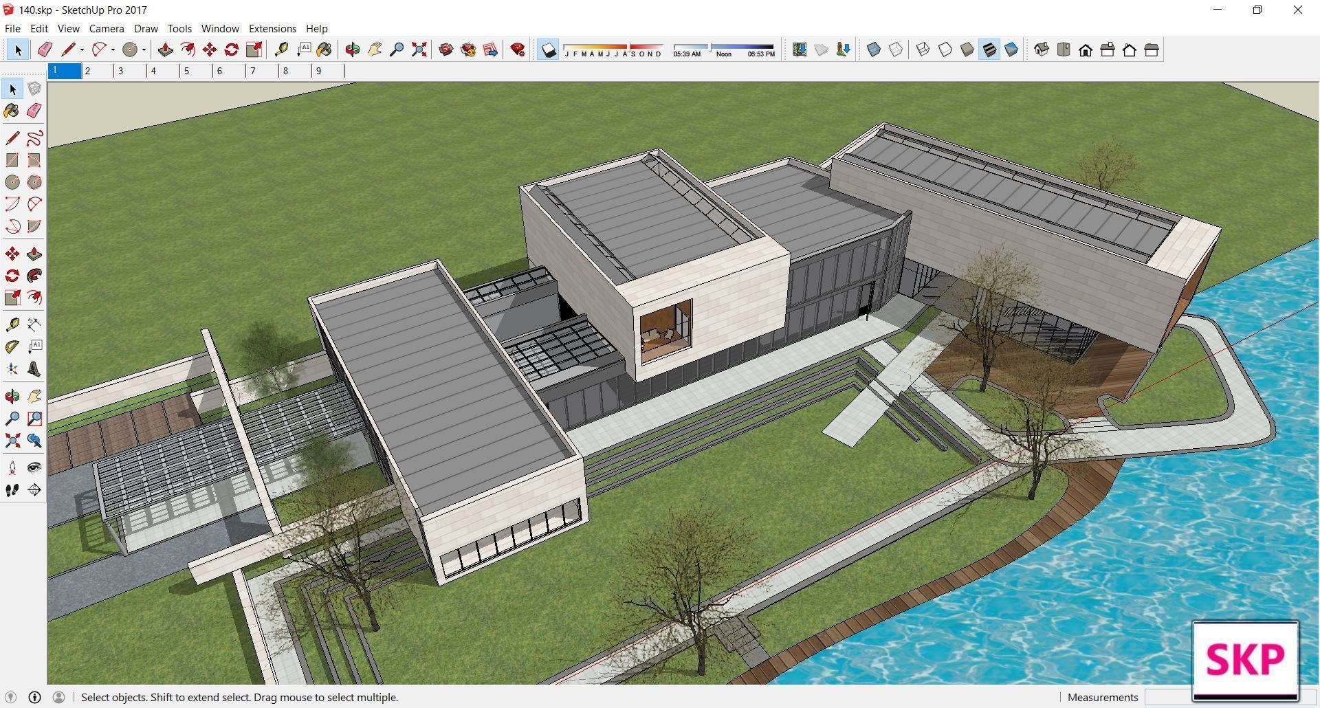 Sketchup Museum 140 3D model_1