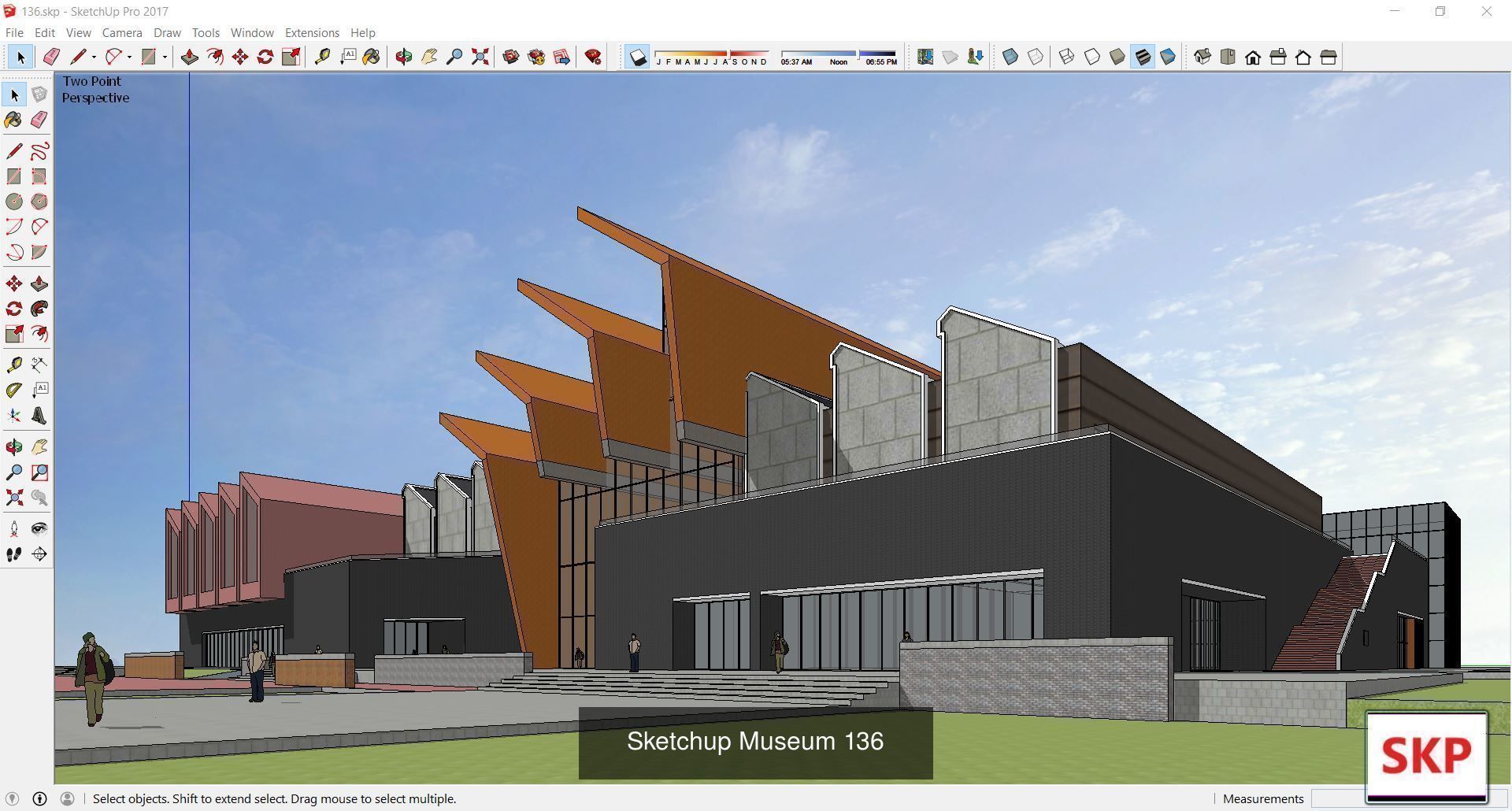 Collection 28 Sketchup Museum and cultural models _32