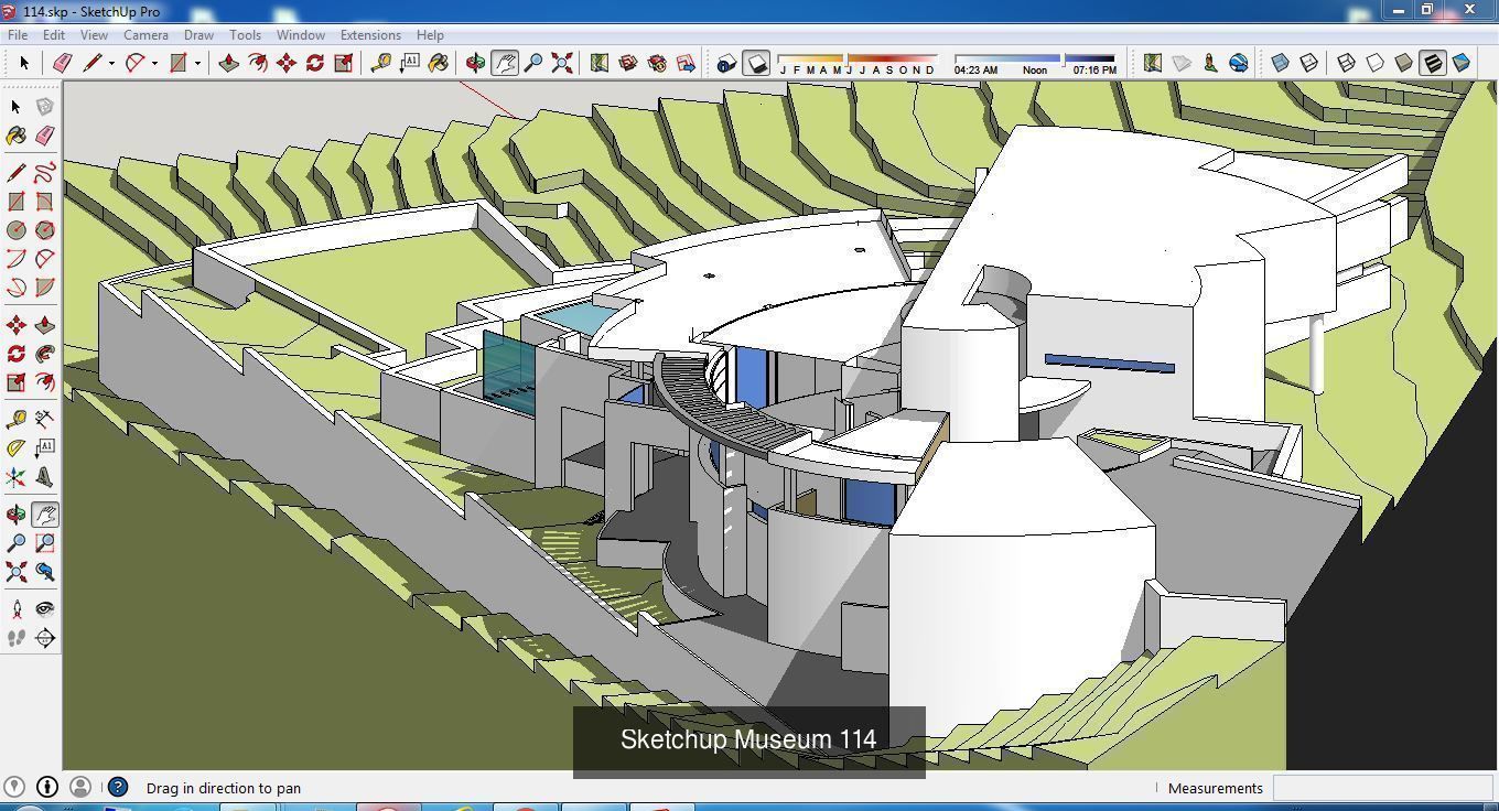 Collection 28 Sketchup Museum and cultural models _10