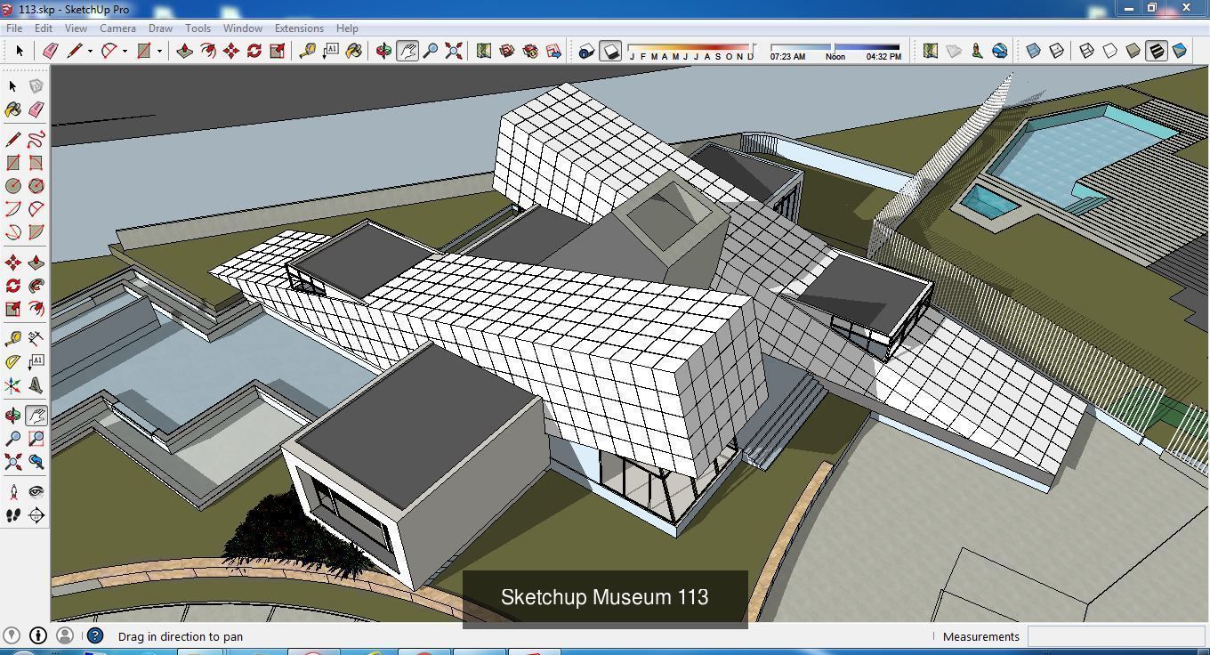 Collection 28 Sketchup Museum and cultural models _9