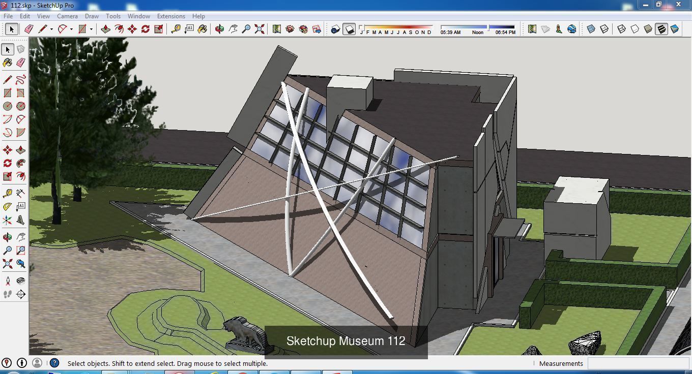 Collection 28 Sketchup Museum and cultural models _8