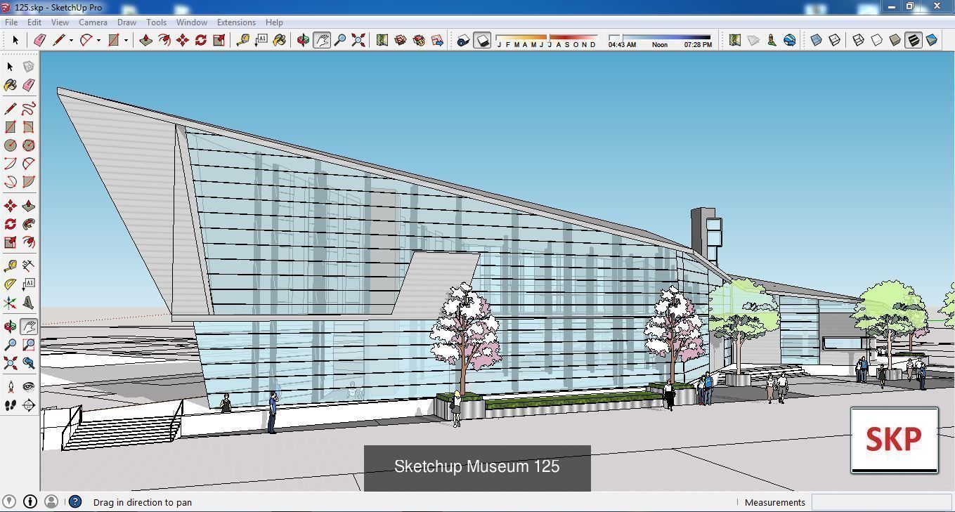 Collection 28 Sketchup Museum and cultural models _21