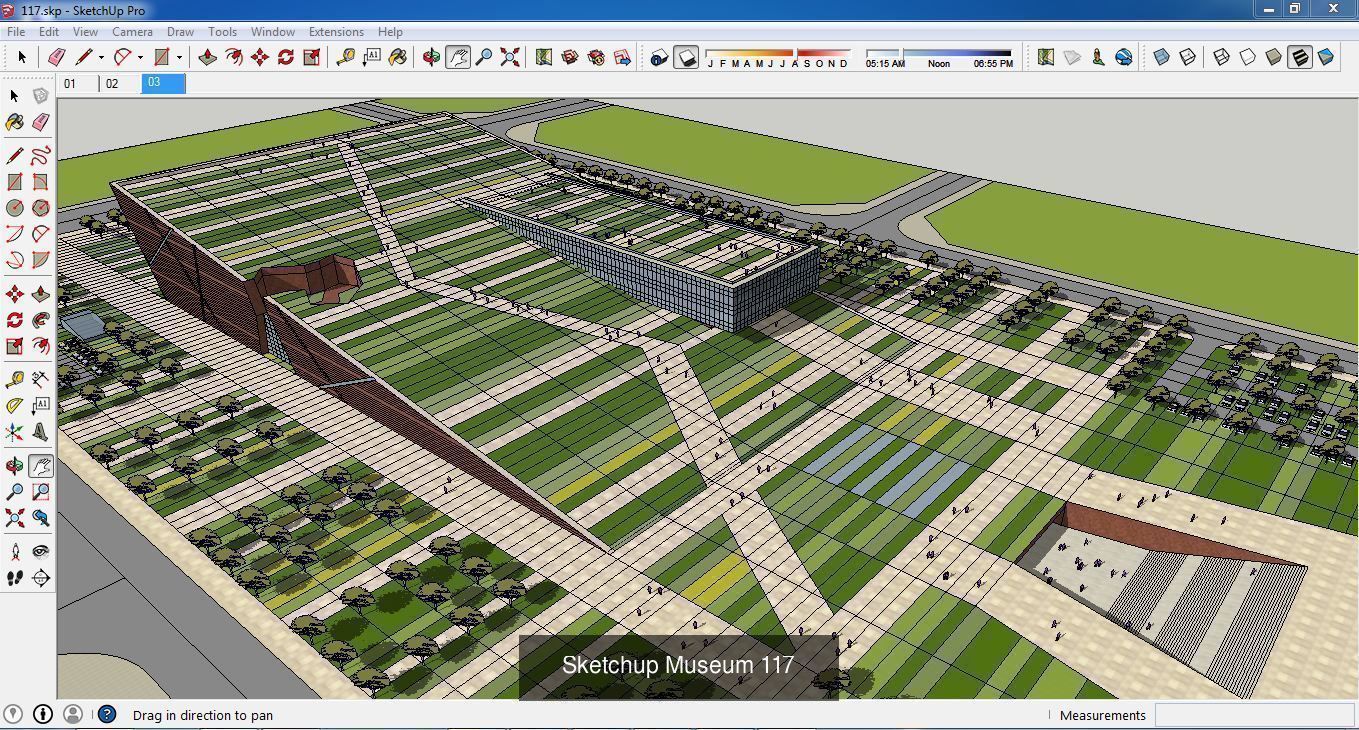Collection 28 Sketchup Museum and cultural models _13