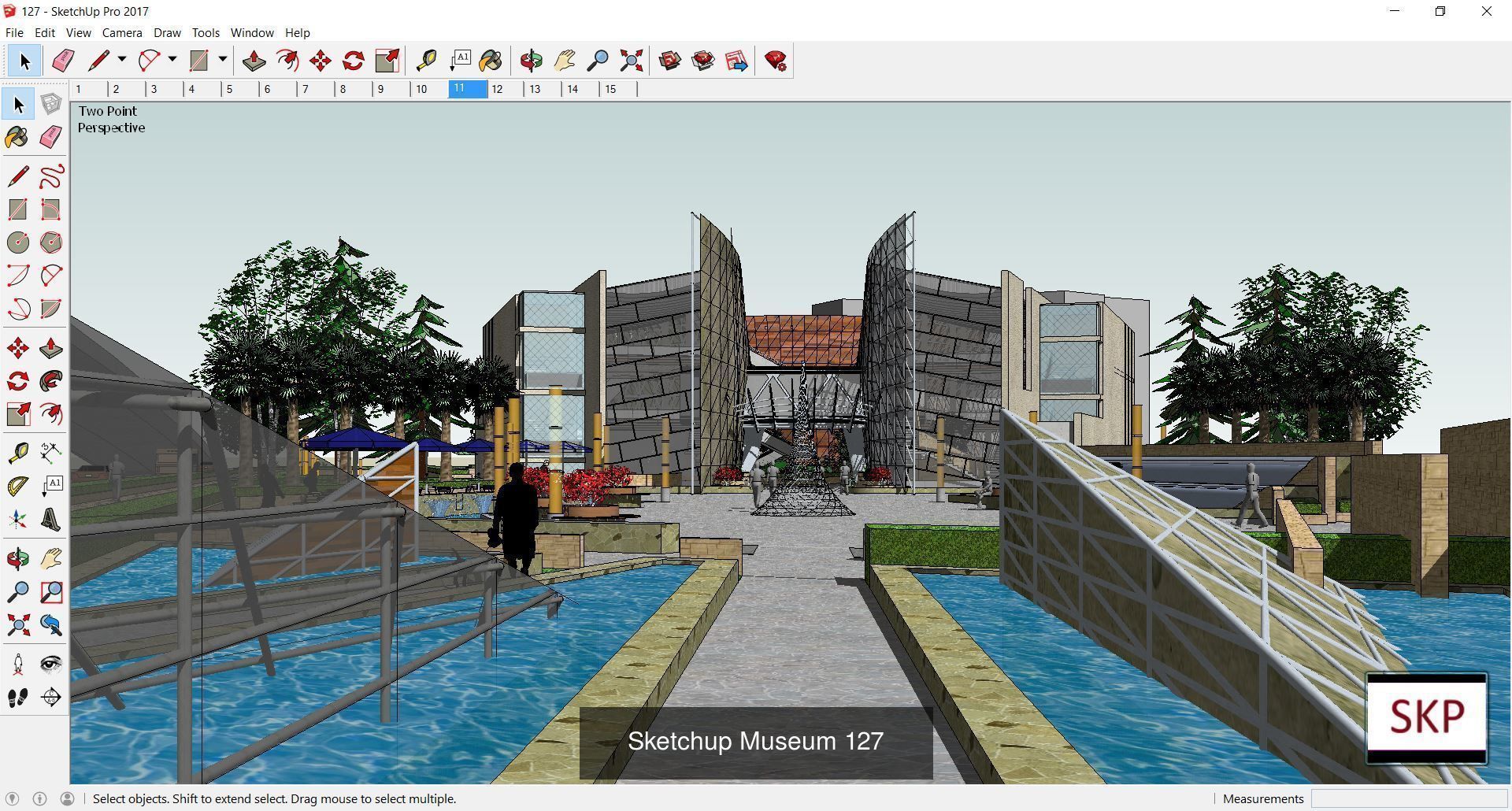 Collection 28 Sketchup Museum and cultural models _23