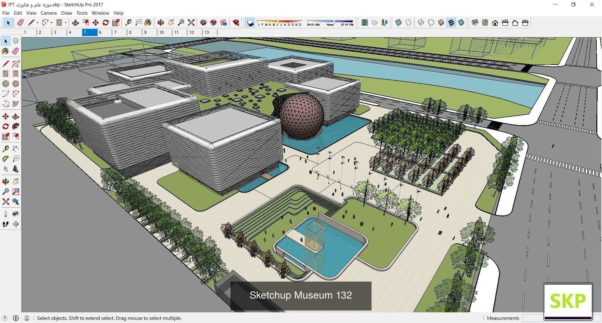 Collection 28 Sketchup Museum and cultural models _28