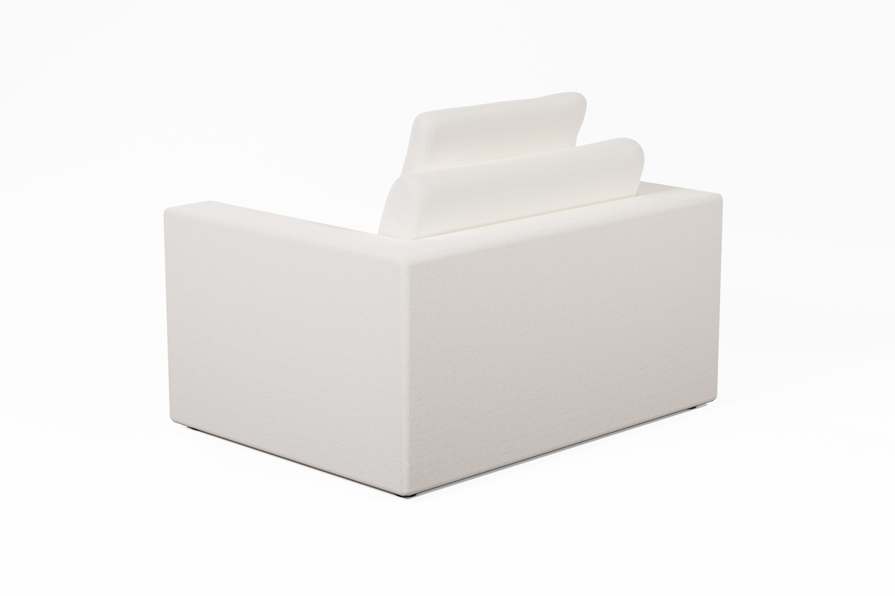 Armchair cube chair Low-poly 3D model_11