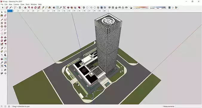 Sketchup Office building N1
