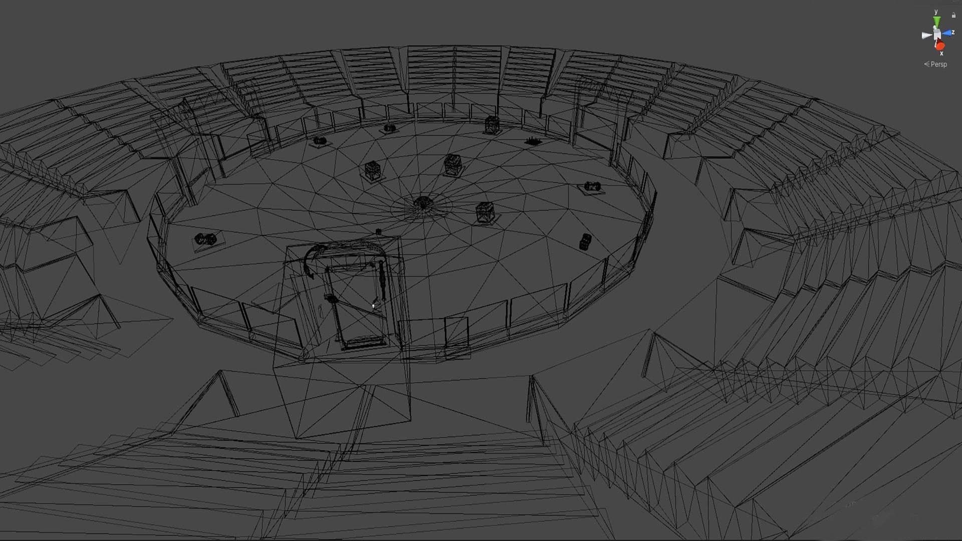 3D model Pack OF Fighting Arena Realistic and Tonic Low-poly 3D model_13