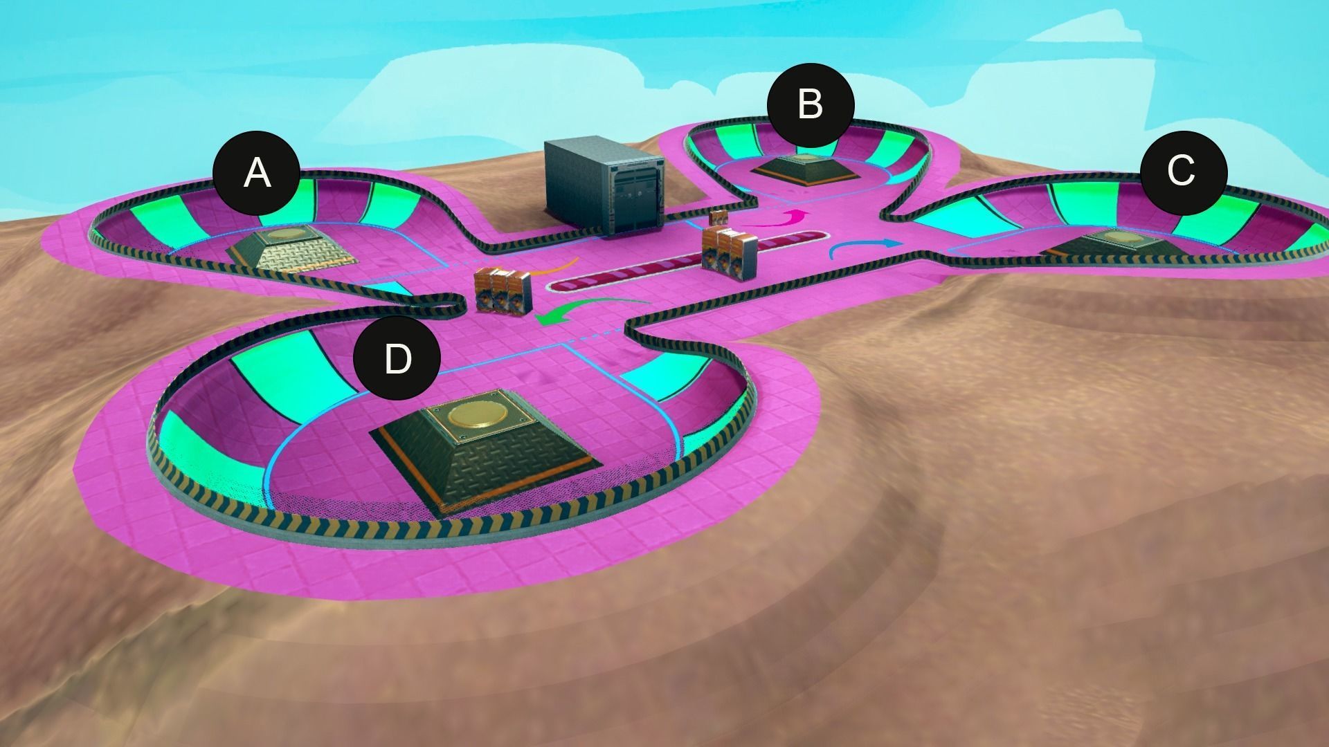 3D model Pack OF Fighting Arena Realistic and Tonic Low-poly 3D model_10